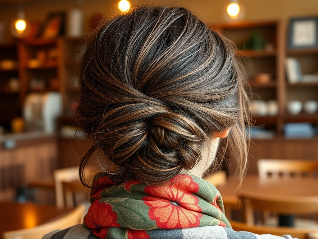  | Cum să folosești eșarfele ca elemente de styling în părul prins