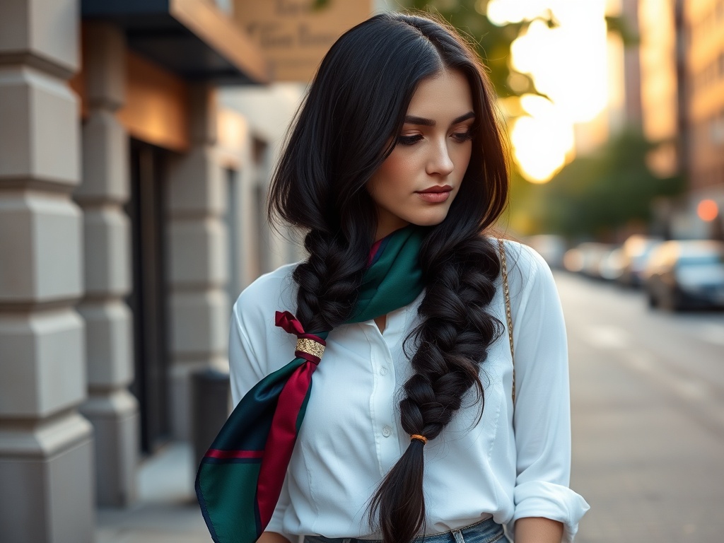  | Cum să folosești eșarfele ca elemente de styling în părul prins